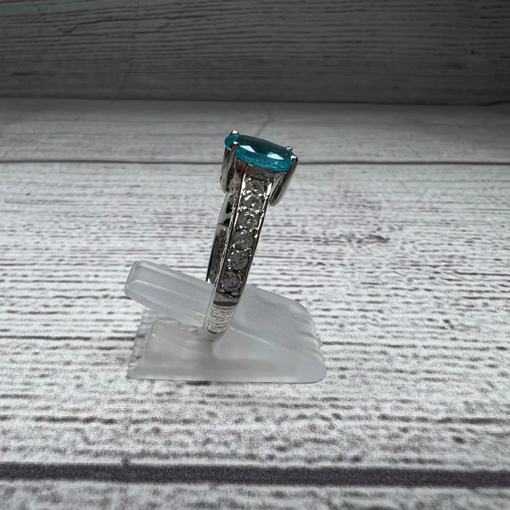 PARAIBA APATITE RING (073) - Picture 3 of 6